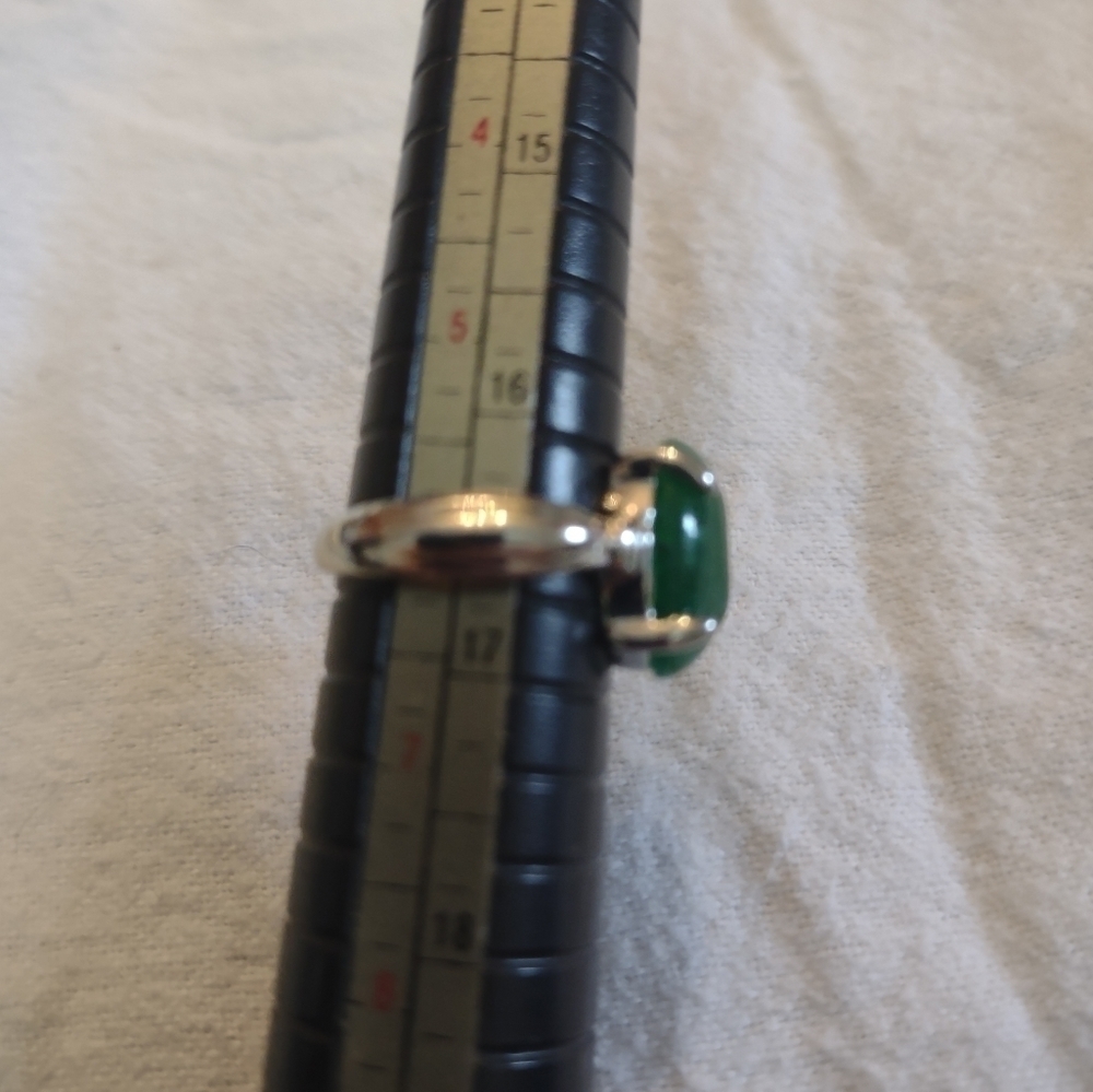 New women's metallic green size 6 ring - Picture 2 of 4